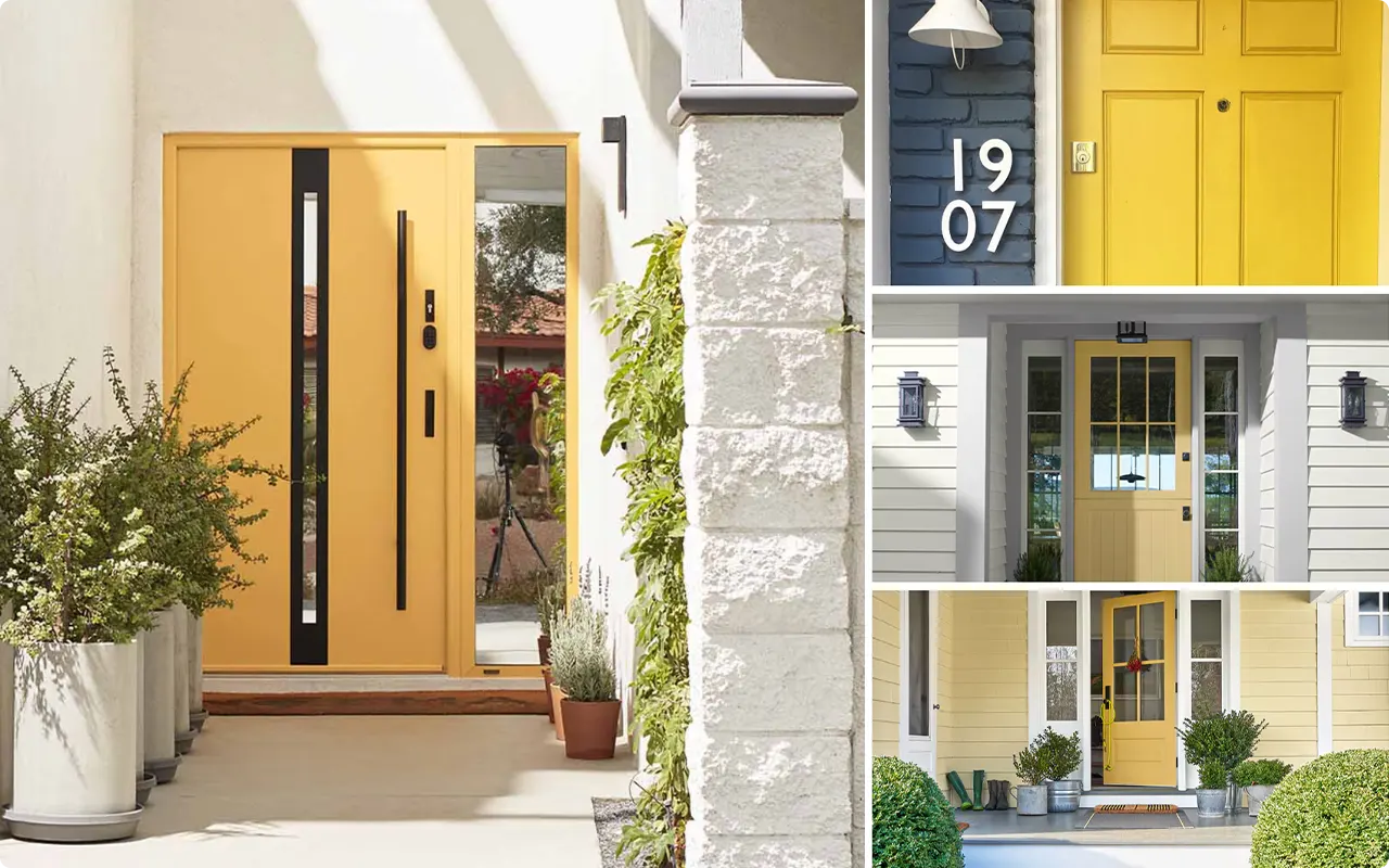 Best Yellow Front Door Paint Colors