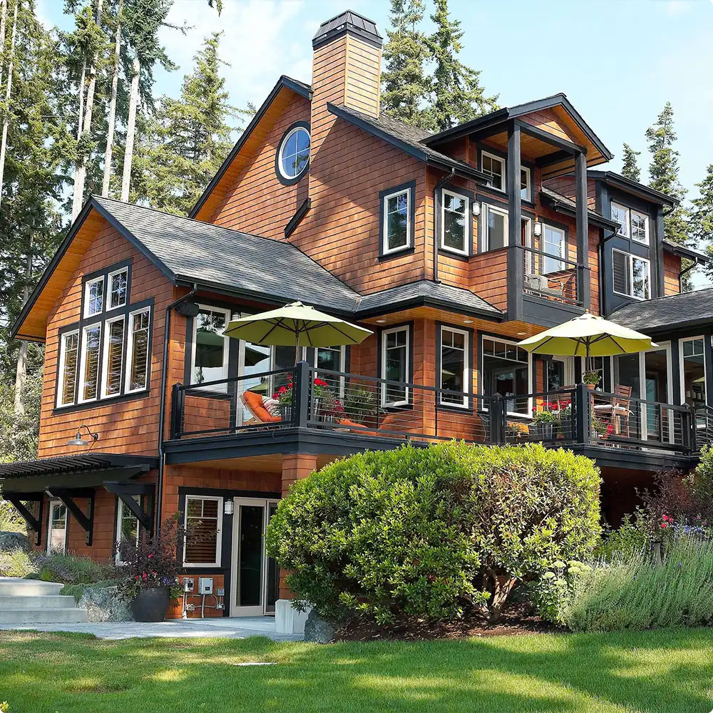 Brown House Exterior