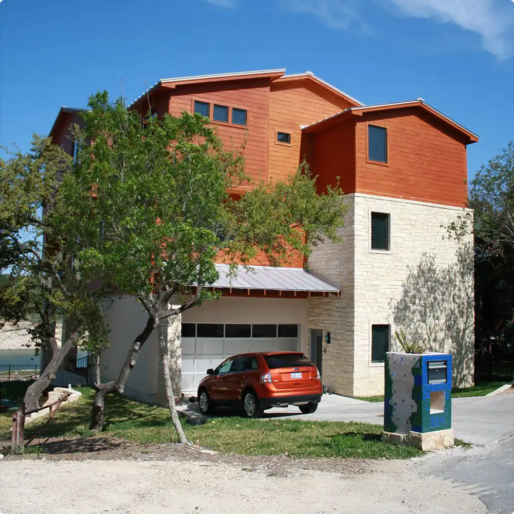 Brown House Exterior