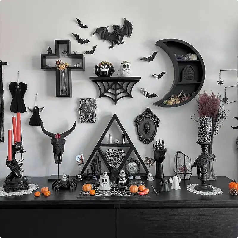 Build a Mini Gothic Altar with Dark Decor