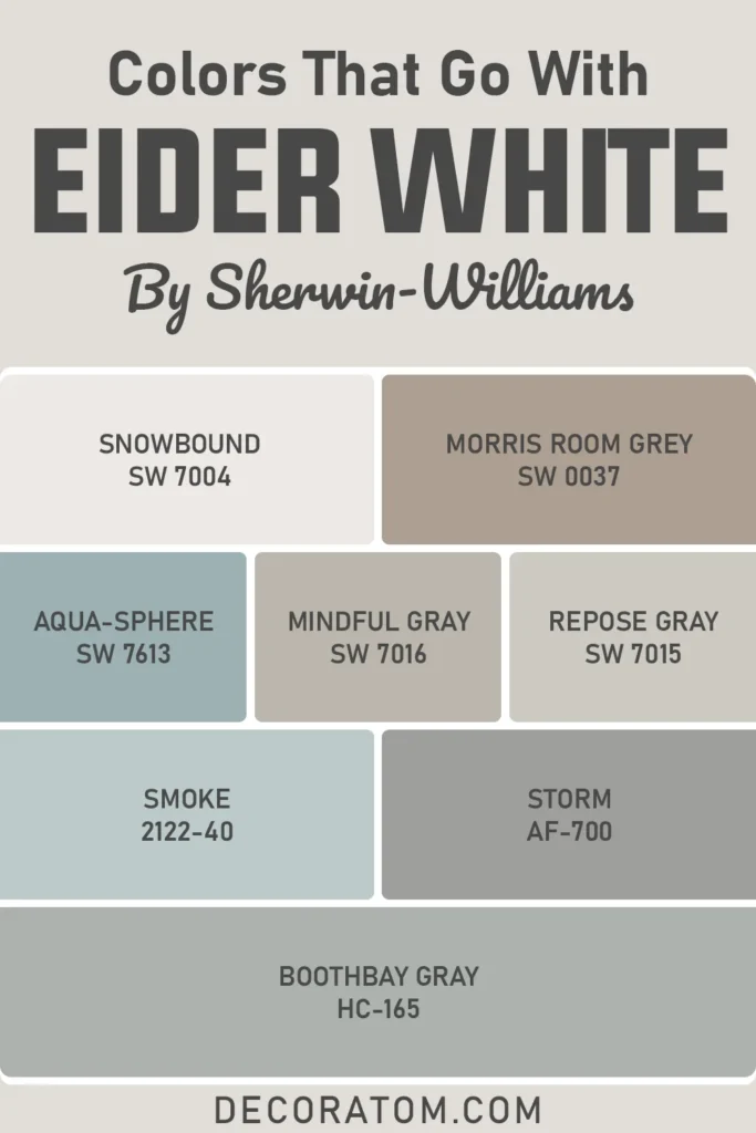 Colors That Go With Sherwin-Williams Eider White