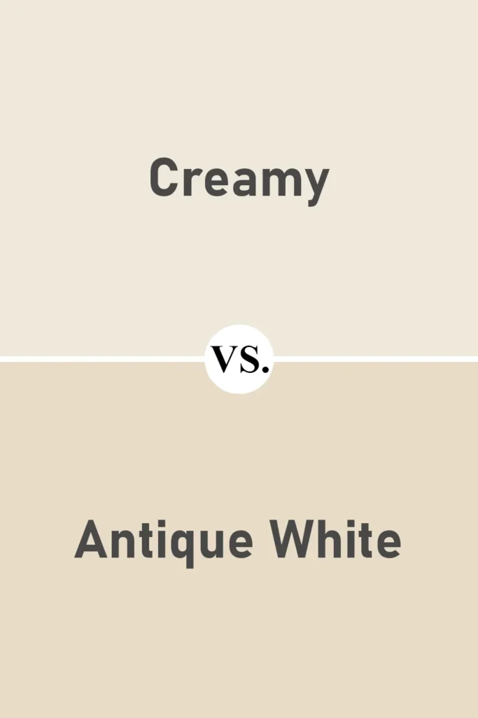 Creamy VS Antique White