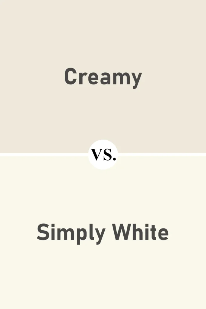 Creamy VS Simply White
