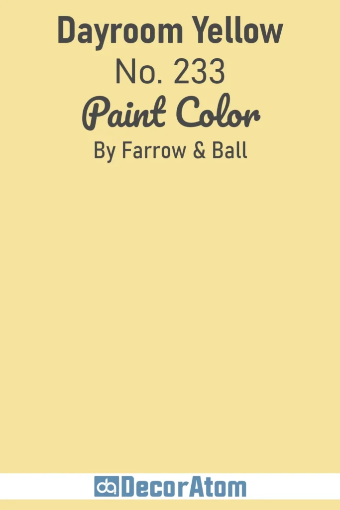 Dayroom Yellow