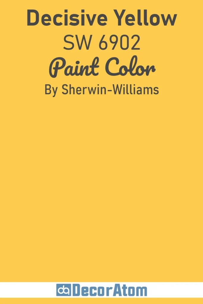 Decisive Yellow
