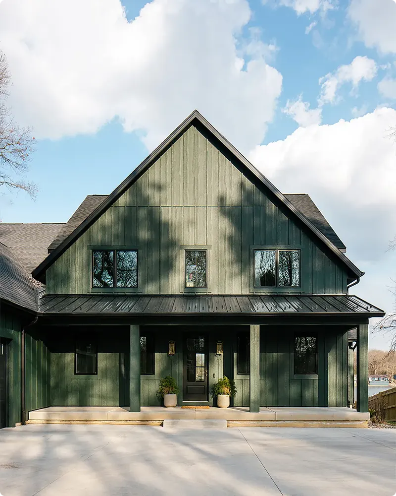 Deep Forest Green House