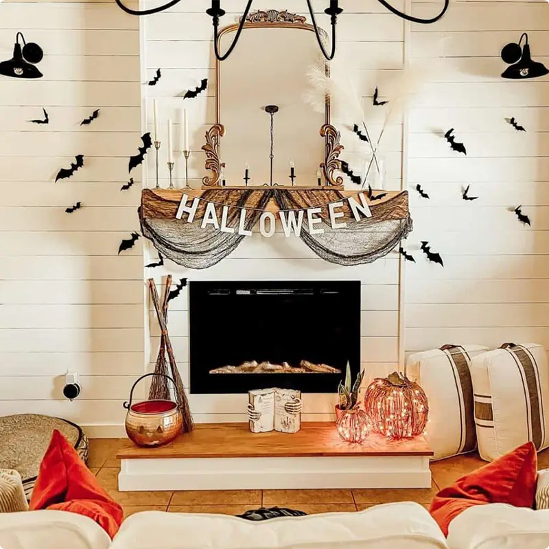 Dress Up Your Fireplace for Halloween