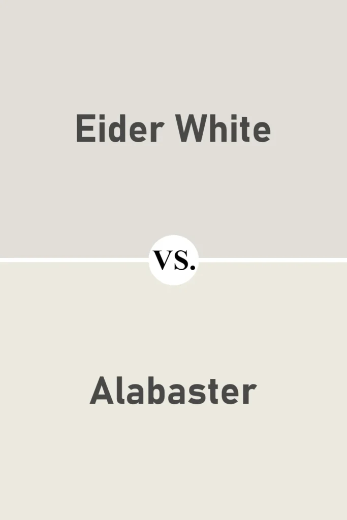 Eider White VS Alabaster