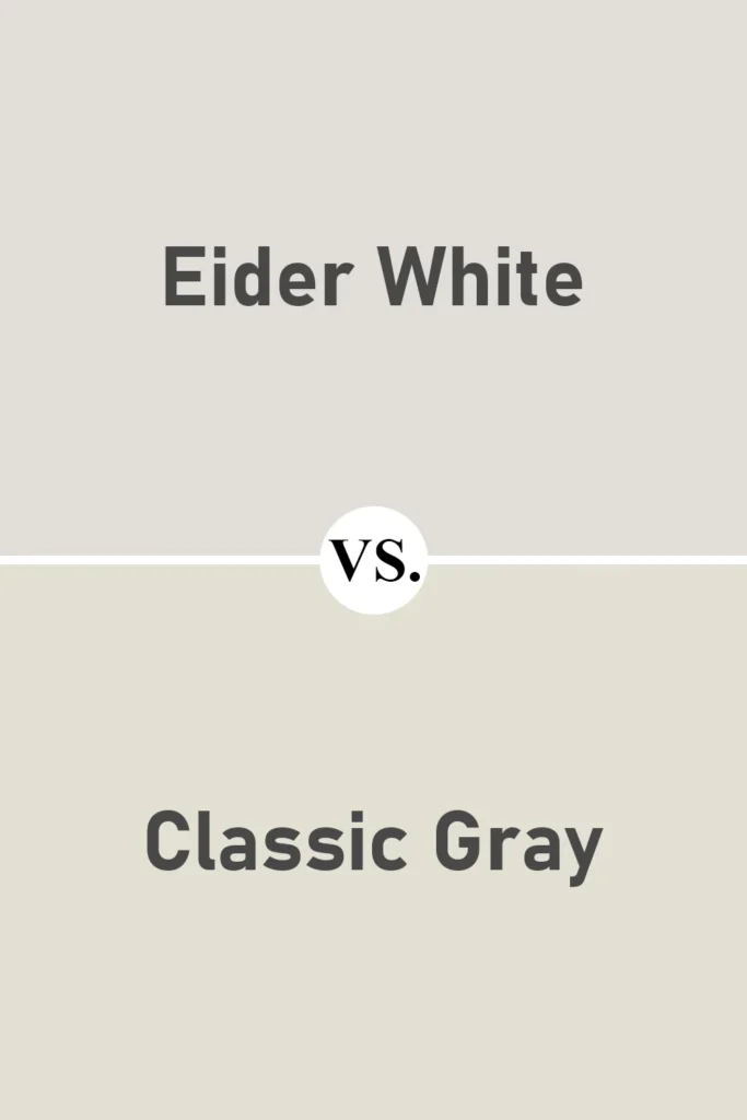 Eider White VS Classic Gray
