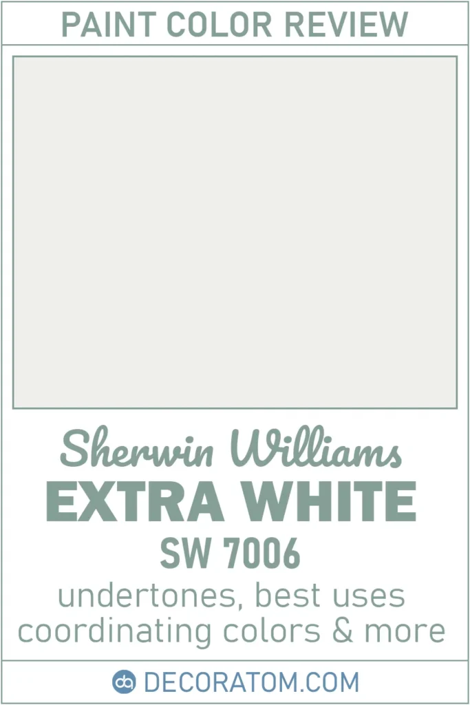 Extra White SW 7006 Paint Color Review