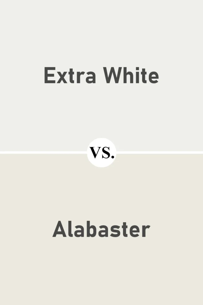Extra White VS Alabaster