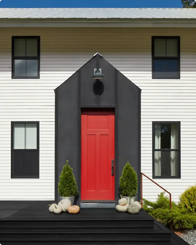 Eye-Catching Bold Front Door