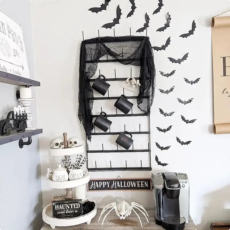 Give Your Coffee Bar a Spooky Makeover