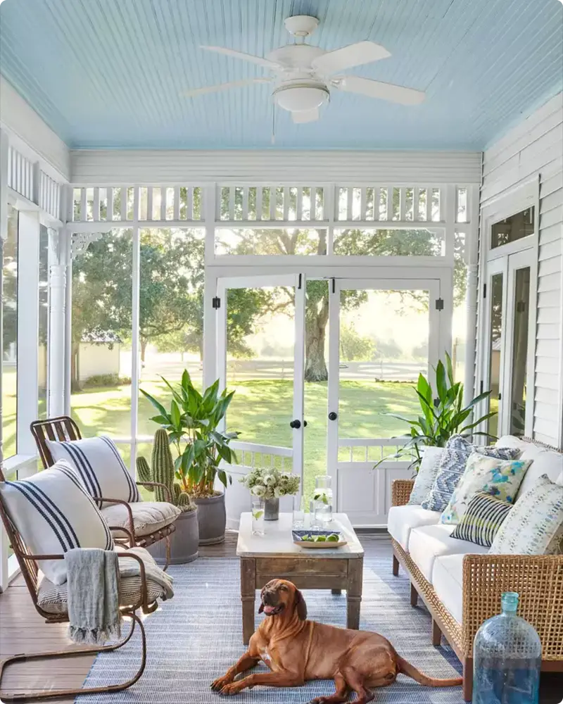 Haint Blue Porch