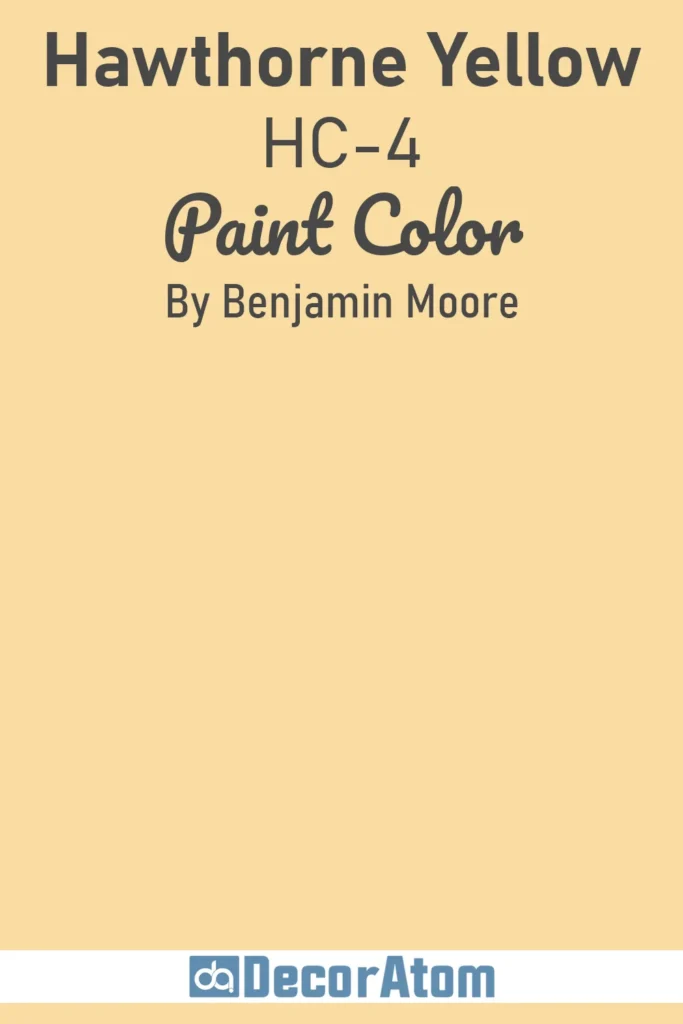Hawthorne Yellow