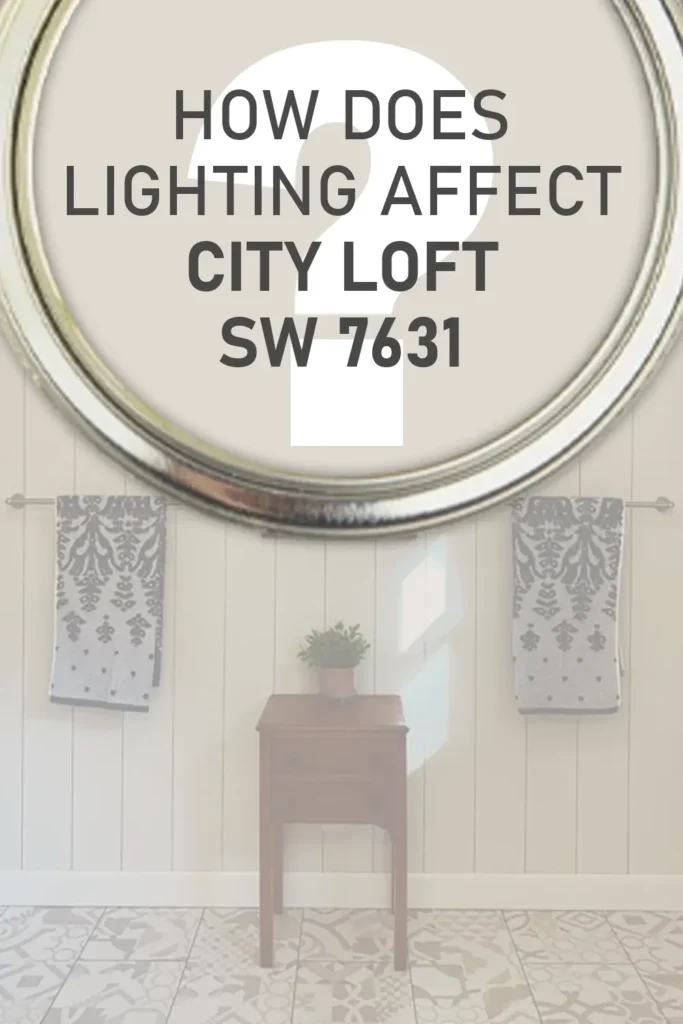 How Different Types of Lighting Affect Sherwin Williams City Loft SW 7631