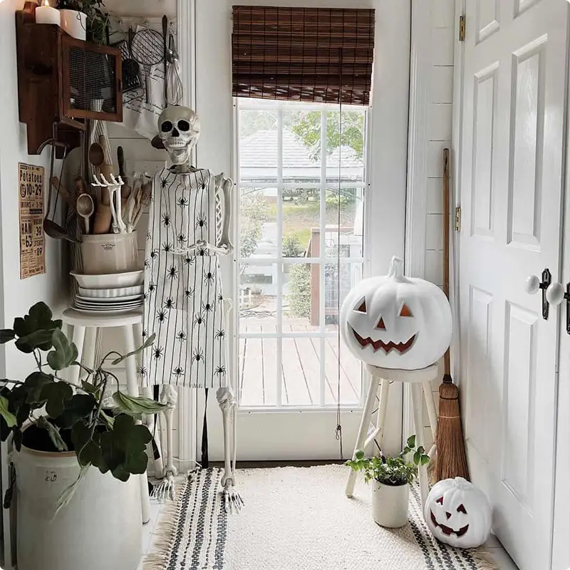 Keep It Calm but Creepy in a Farmhouse Room