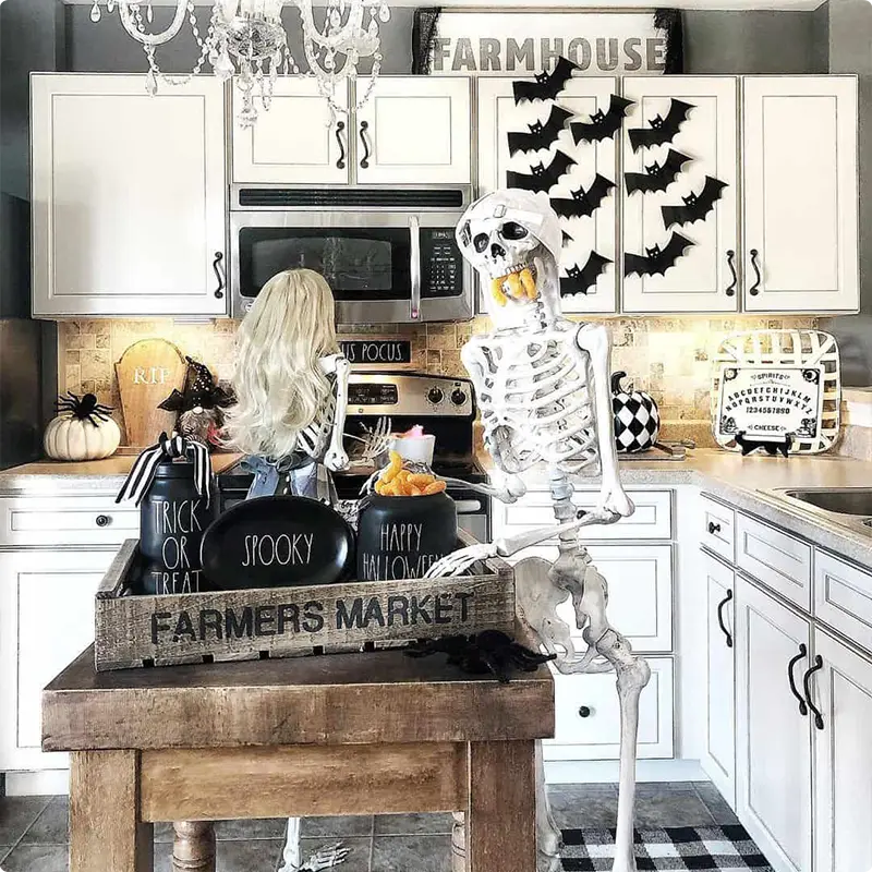 Let Mr. and Mrs. Skeleton Take Over the Kitchen