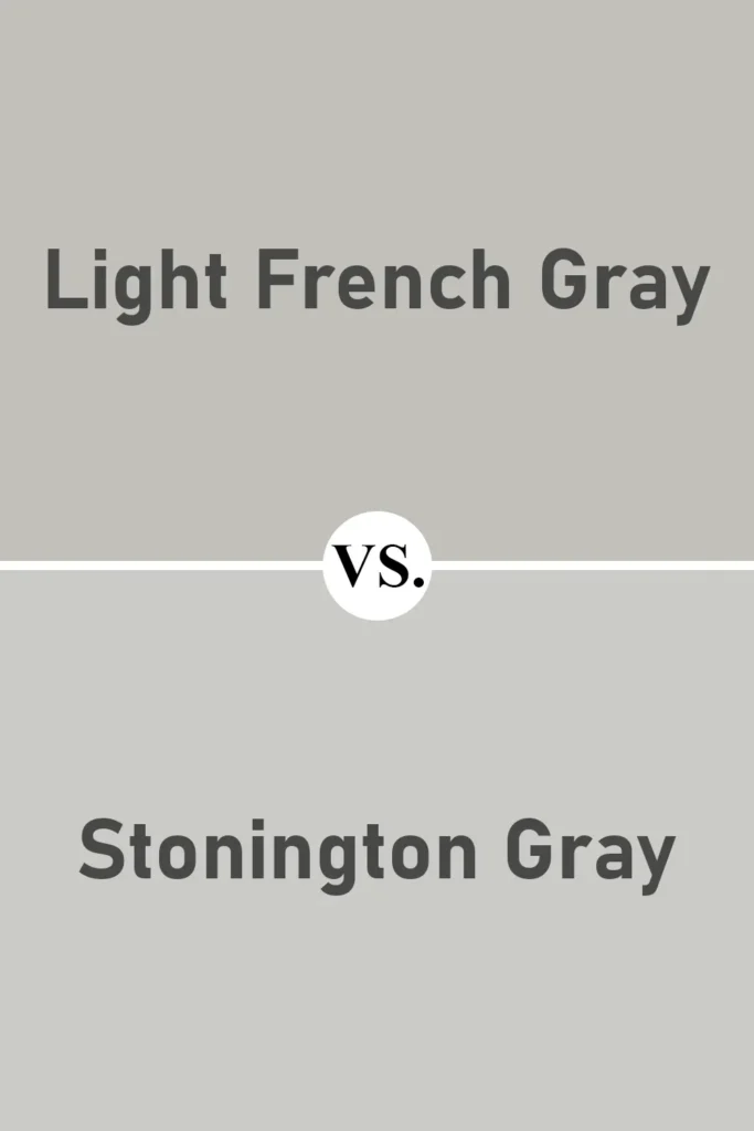 Light French Gray VS Stonington Gray