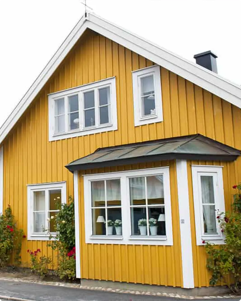 Mustard Yellow House