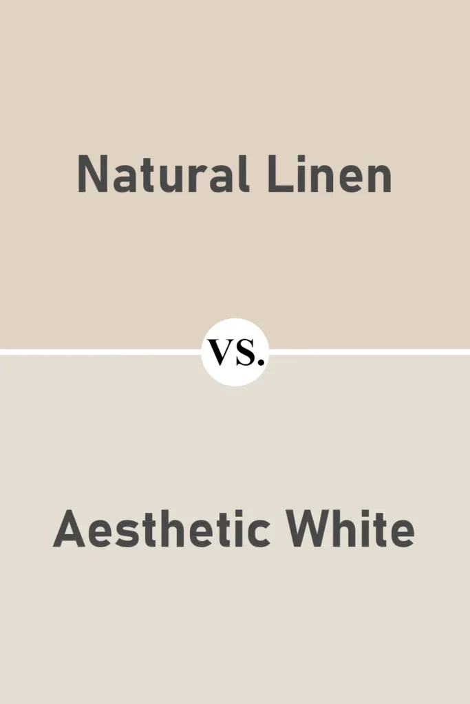Natural Linen VS Aesthetic White