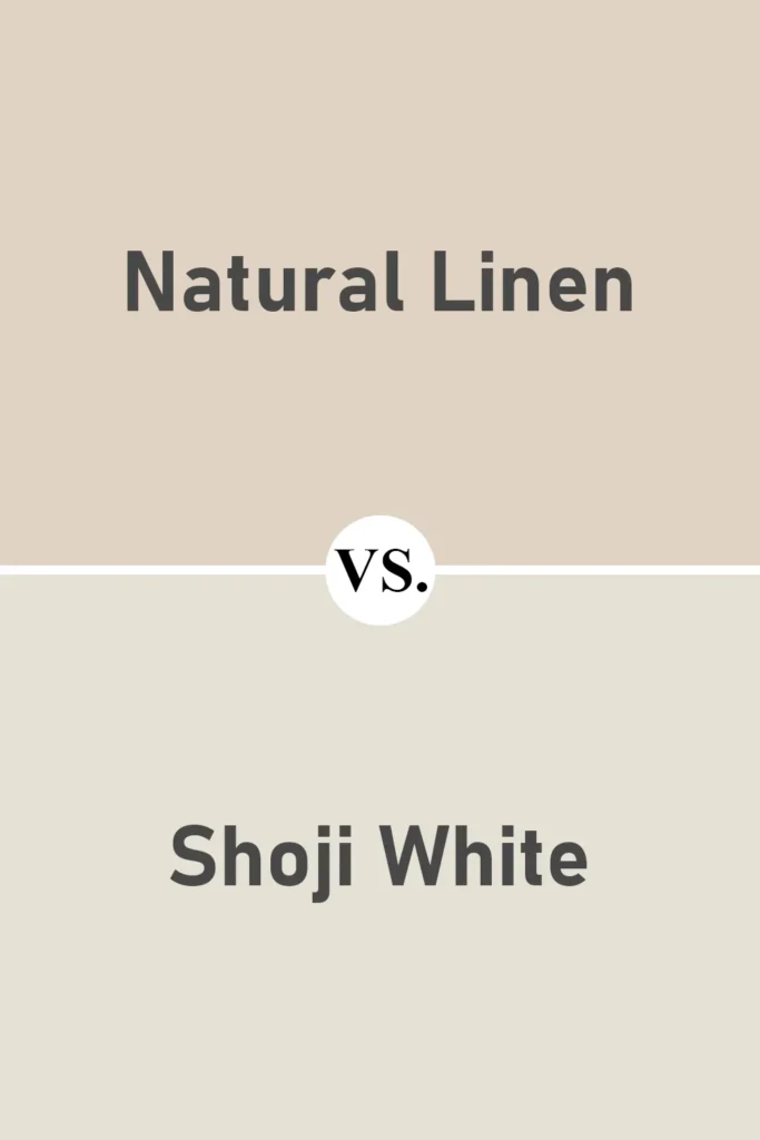 Natural Linen VS Shoji White