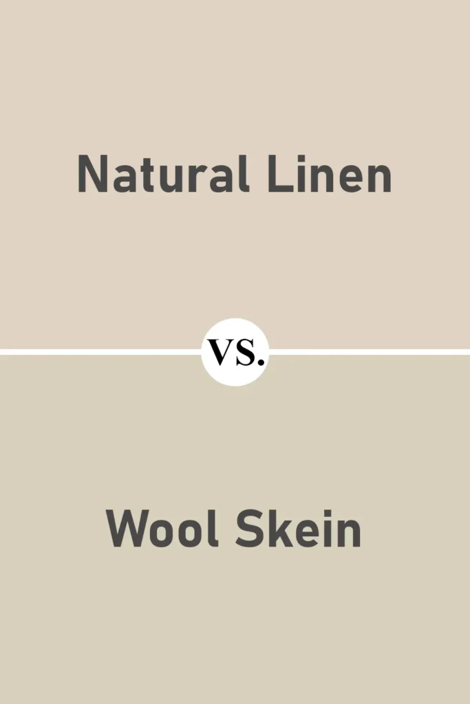 Natural Linen VS Wool Skein