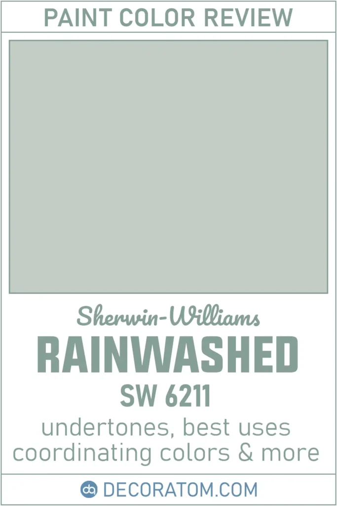 Rainwashed SW 6211 Paint Color Review