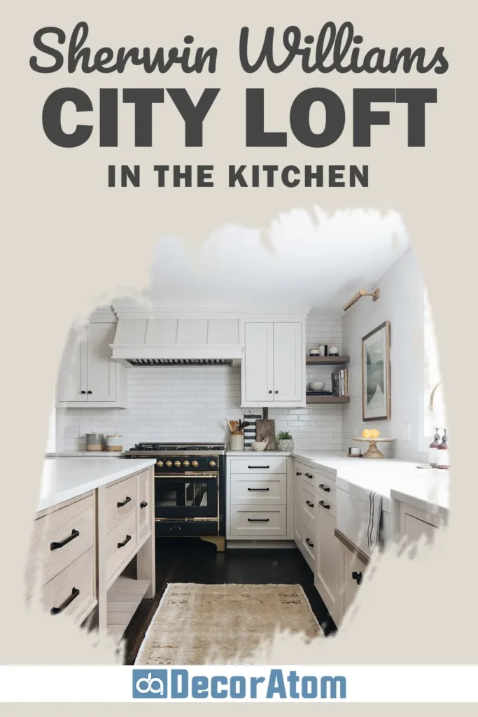 Sherwin Williams City Loft in the Kitchen