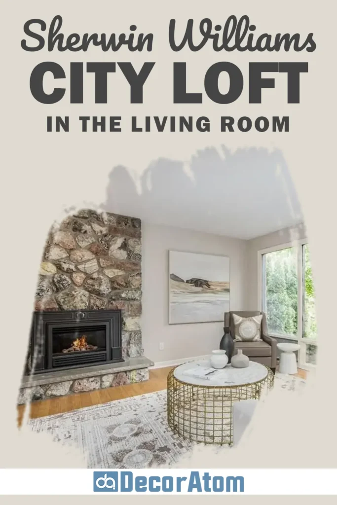 Sherwin Williams City Loft in the Living Room
