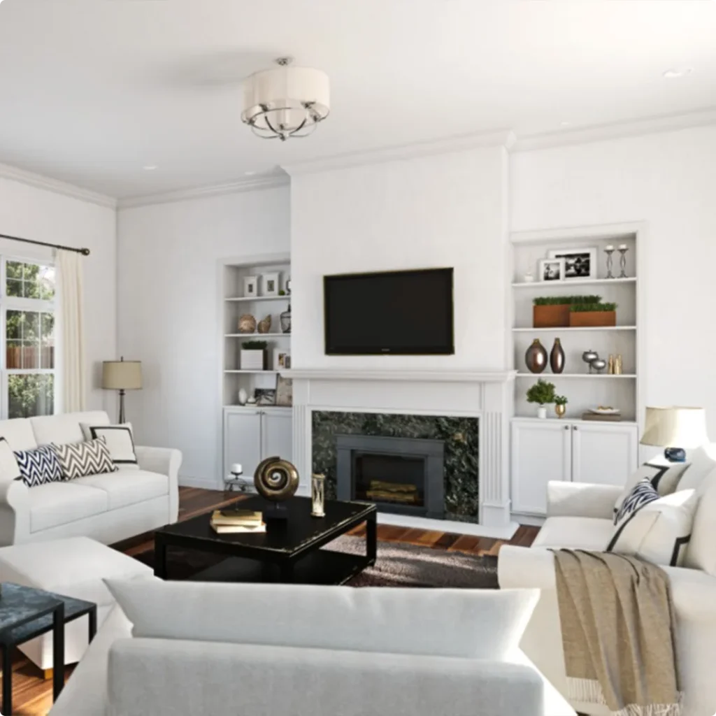 Sherwin Williams Eider White Example