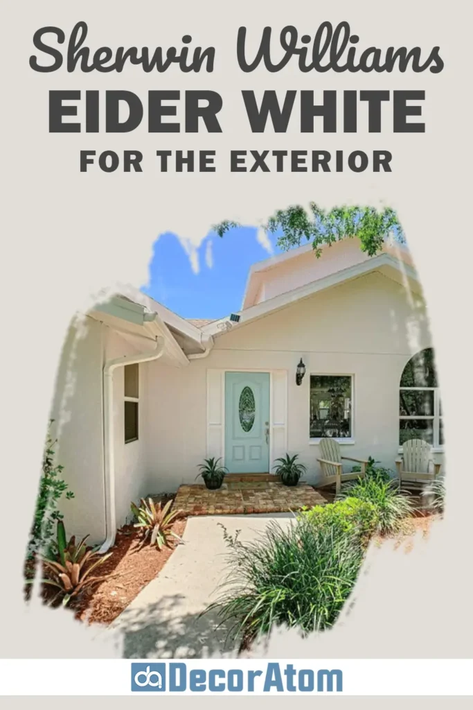 Sherwin Williams Eider White For the Exterior