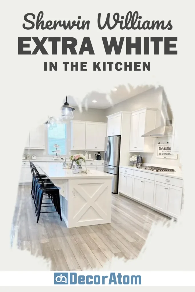 Sherwin Williams Extra White in the Kitchen