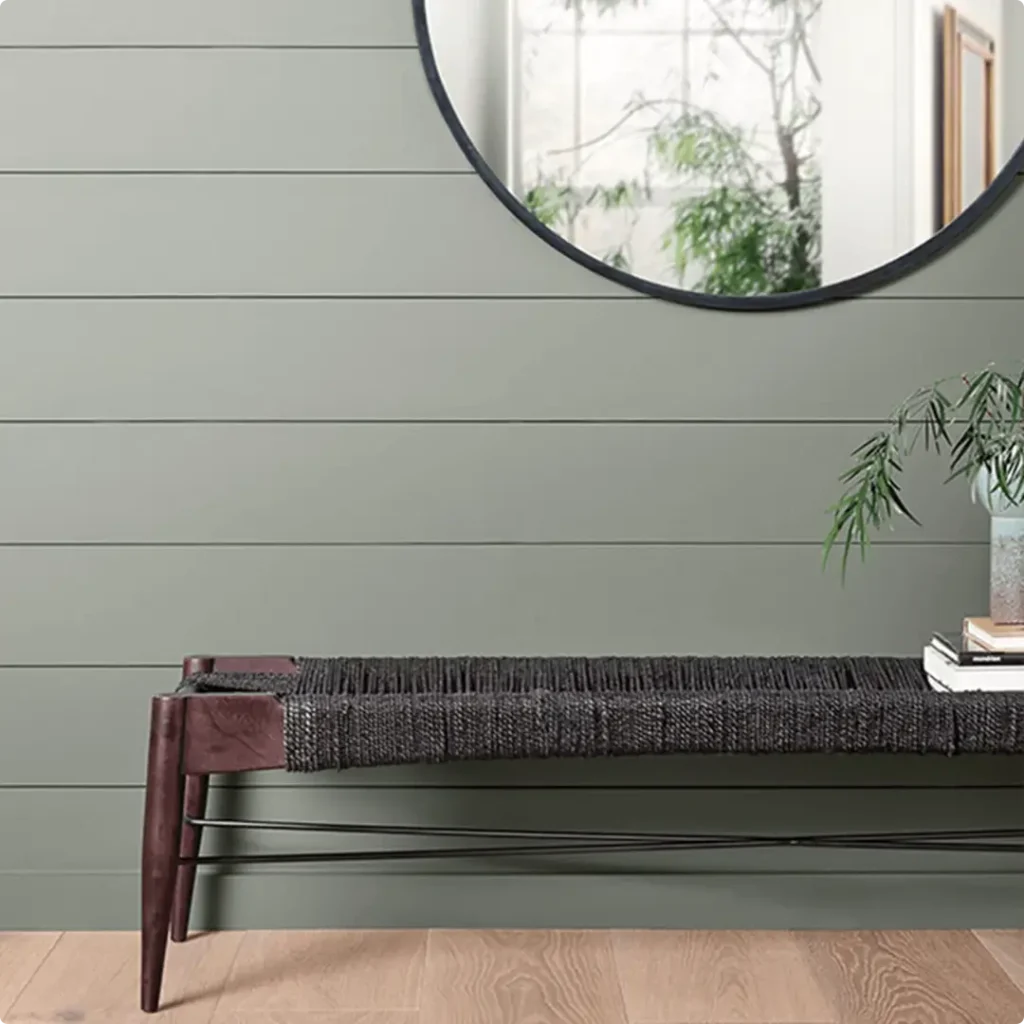 Sherwin Williams Pewter Green Example