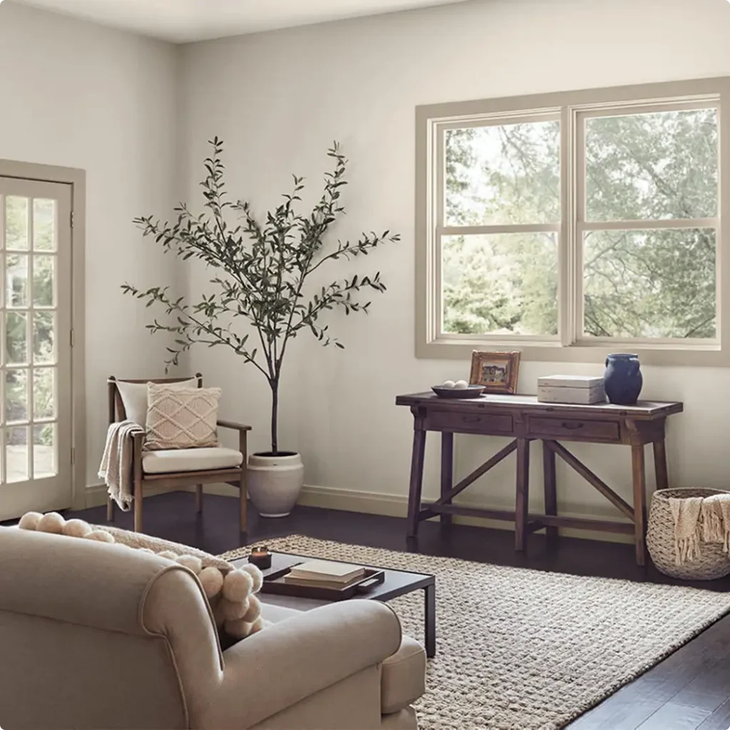 Sherwin Williams Shoji White Example