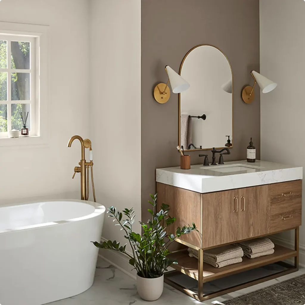 Sherwin Williams Shoji White Example