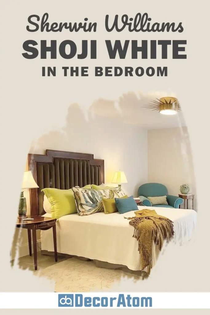 Sherwin Williams Shoji White in the Bedroom