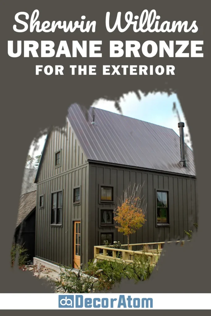 Sherwin Williams Urbane Bronze for the Exterior