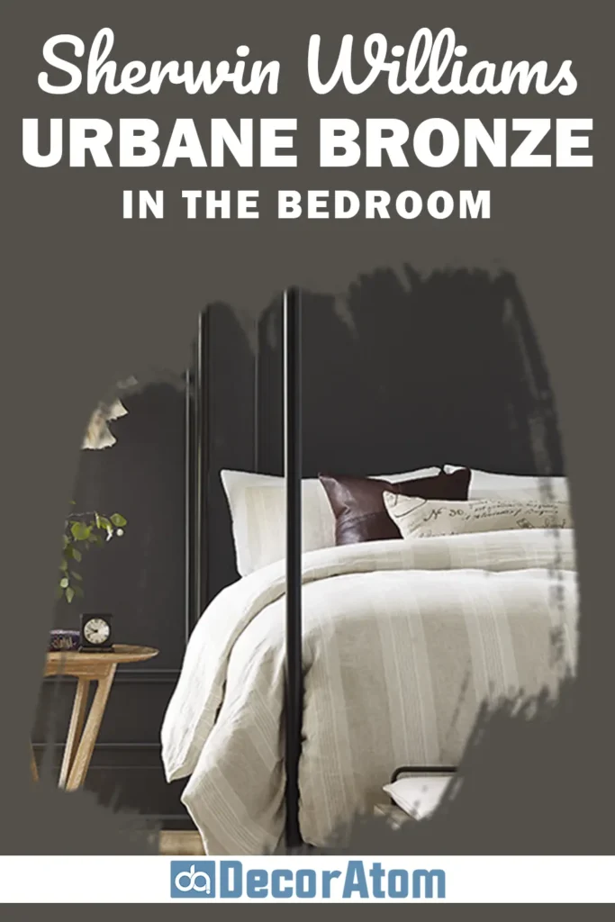 Sherwin Williams Urbane Bronze in the Bedroom