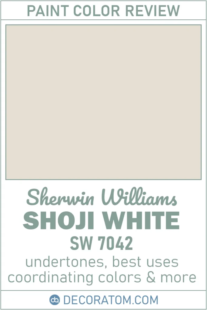 Shoji White SW 7042 Paint Color Review