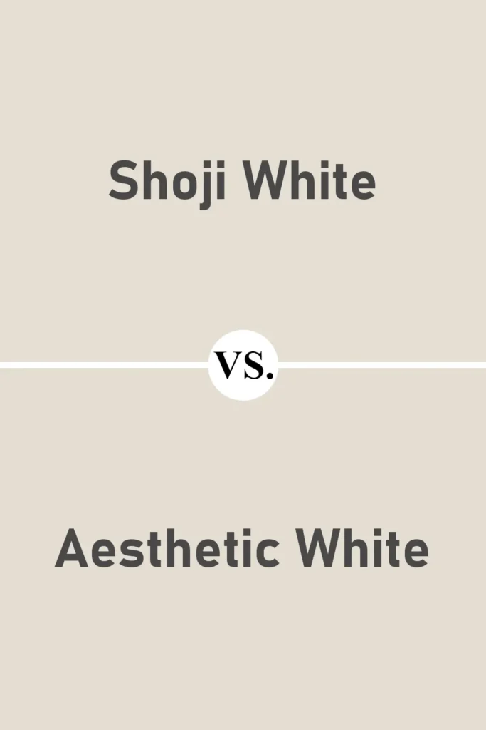 Shoji White VS Aesthetic White