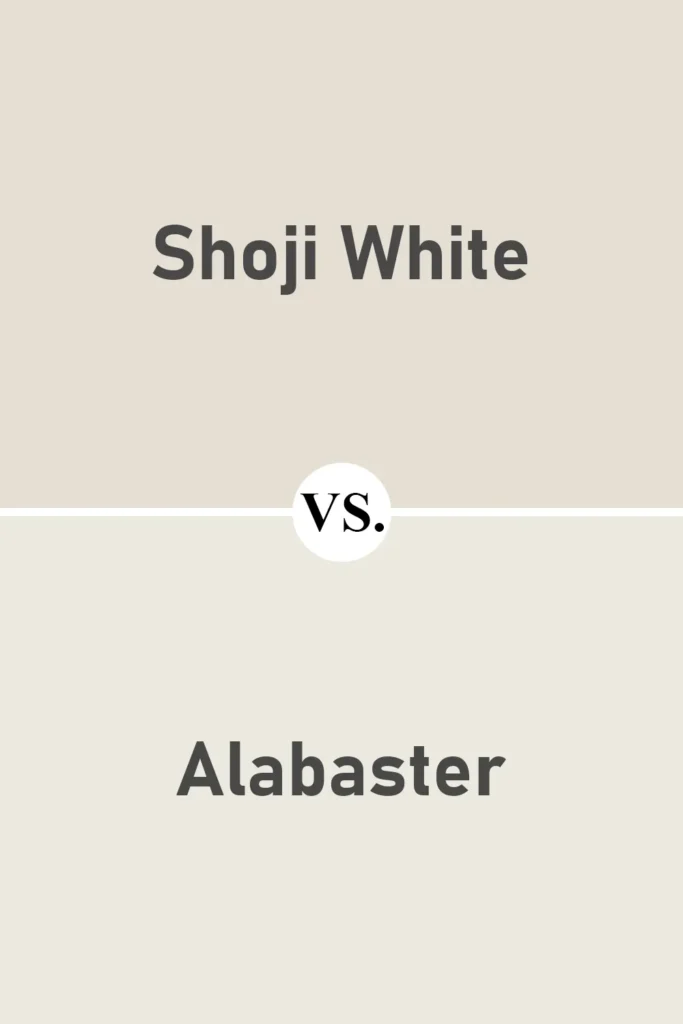 Shoji White VS Alabaster