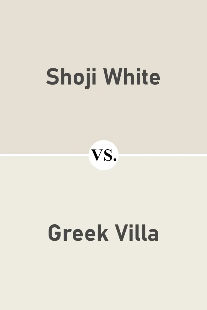 Shoji White VS Greek Villa