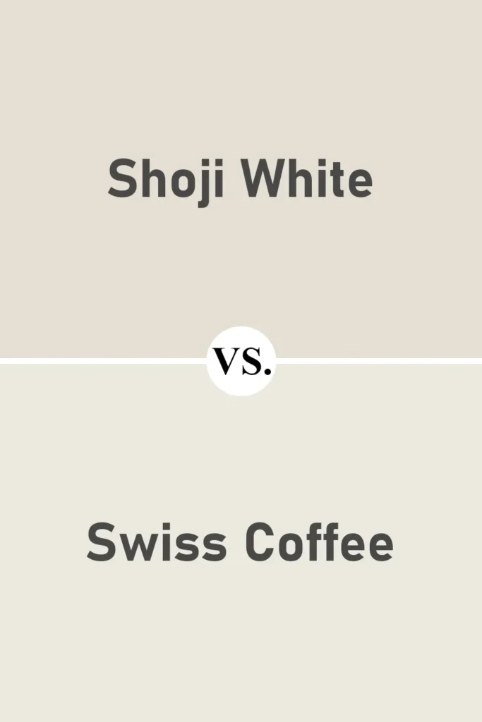 Shoji White VS Swiss Coffee