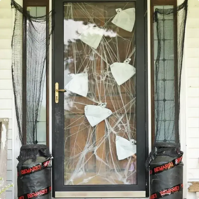 Trapped Ghosts Door That Looks Haunted