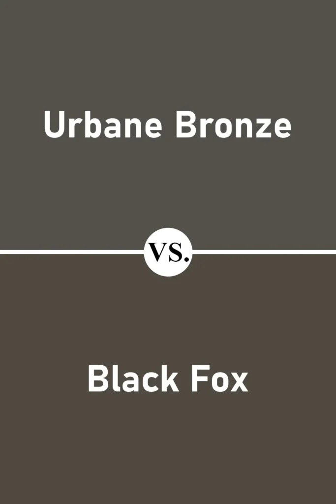 Urbane Bronze VS Black Fox