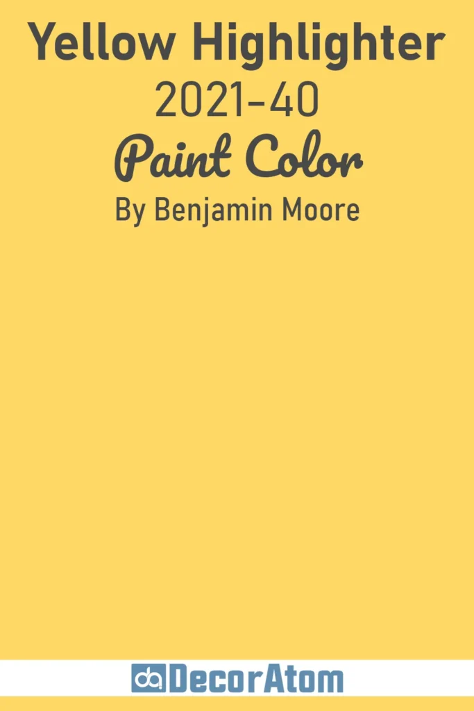 Yellow Highlighter