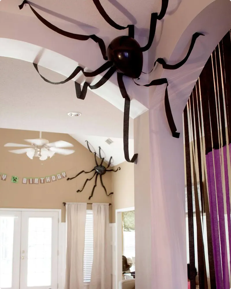Creepy Crawly Spider on the Ceiling