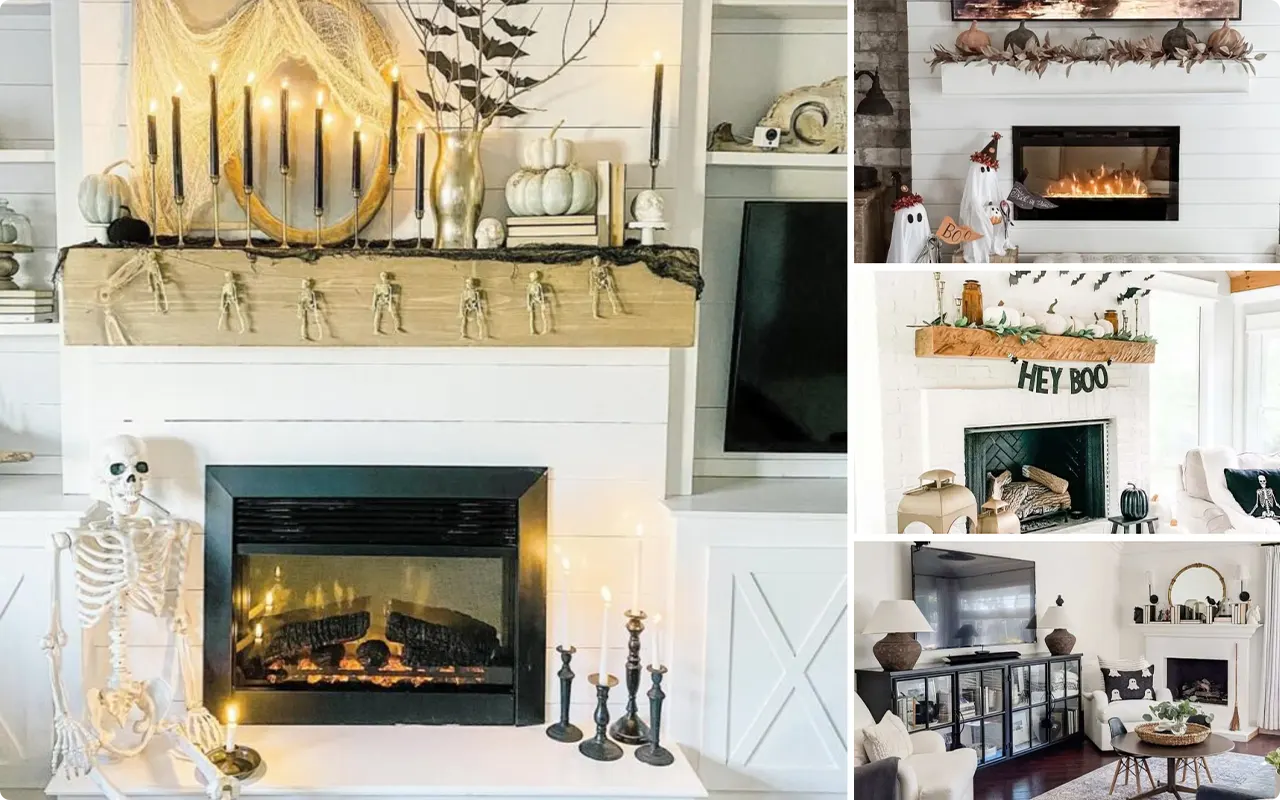 Halloween Mantel Decor Ideas