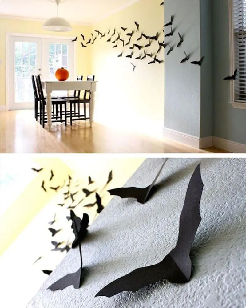 Spooky Bats Halloween Wall Decor